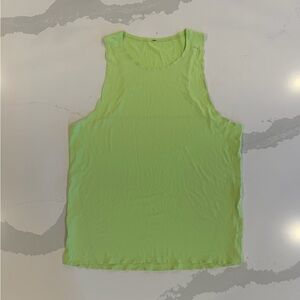Lululemon Men’s Neon Lime Tank Top - size large